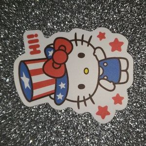 HELLO KITTY waterproof sticker USA